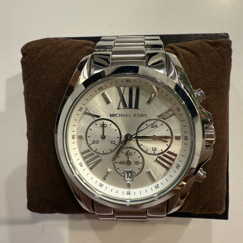 Michael Kors Bradshaw Chronograph Silver Women’s Watch
